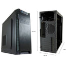 Intel Budget Office PC Set - Office PC + Mouse + Keyboard - Including Office Professional Plus 2021, Norton 360 & USB SD Card Reader