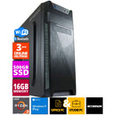 Budget Office PC - Ryzen 3 - 500GB SSD - 16GB RAM - Radeon Vega 8 - Windows 11 Pro + WiFi & Bluetooth