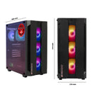 ScreenON - Game Computer / Gaming PC - Ryzen 5 - 500GB M.2 SSD - 16GB RAM - Intel Arc A380 - Game PC TX88541 - Windows 11