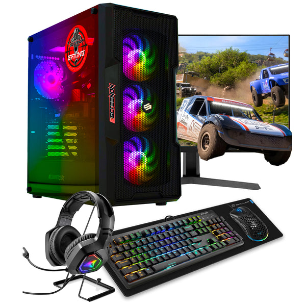Screenon - Gaming -Set - Y52084 - V1 (Gamepc.Y52084 + 24 Zoll Monitor + Tastatur + Maus)