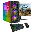 Screenon - Gaming Set - Y52184 - V2 (Gamepc.y52184 + 27 inch monitor + keyboard + mouse)