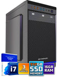 Intel Complete PC | Intel Core i7 | 32 GB DDR4 | 1 TB SSD | Windows 11 Pro + WiFi & Bluetooth