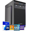 Intel Complete PC | Intel Core i5 | 16 GB DDR4 | 500 GB SSD - NVME | Windows 11 Pro + WiFi & Bluetooth