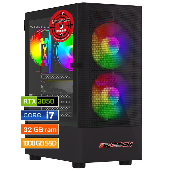 Screenon - Intel Core i5 - 1TB M.2 SSD - GTX 1650 4GB - GamePC.Y43586 - WiFi