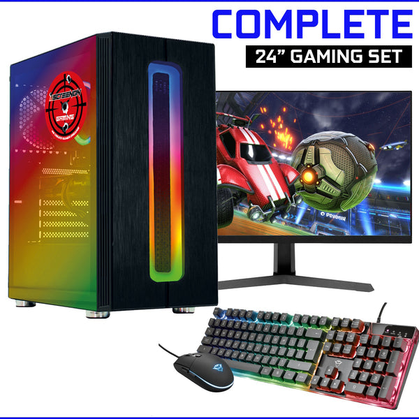 Screenson - Juego de juegos - X105128 - (GamePC.X105128 + Monitor de 24 pulgadas + Teclado + Mouse)