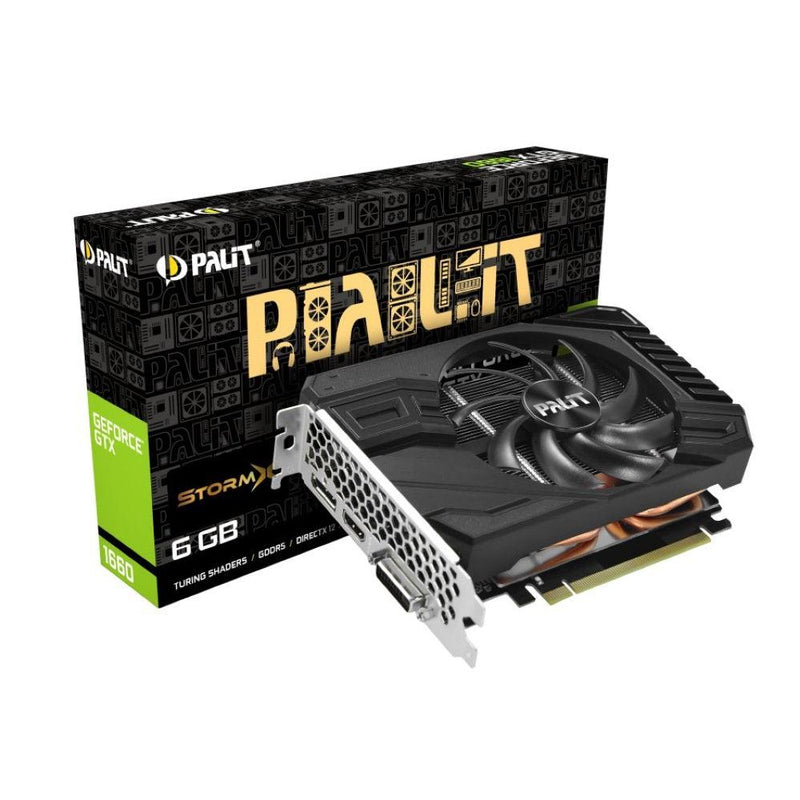 Palit GeForce GTX 1660 StormX - 6GB GDDR5 - Videokaart - ScreenOn