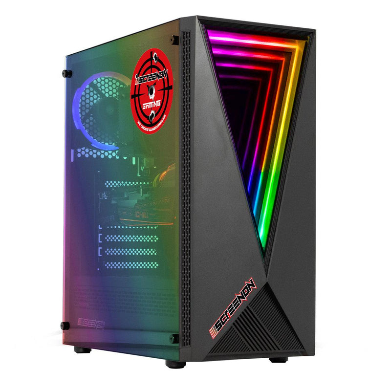 ScreenON - Intel Core i3 - 480GB M.2 SSD + 2TB HDD - RTX 2060 6GB - GamePC.X265106 - WiFi - ScreenOn