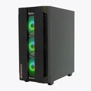 ScreenON - Racing Gaming Set + Ferrari Flag - F5325024 - (GamePC.F13050 + 24 Inch Monitor + Toetsenbord + Muis + Controller + Gratis Ferrari Flag) - ScreenOn