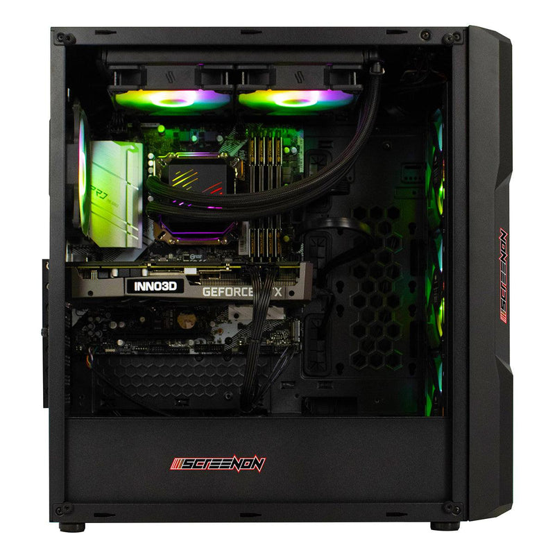 ScreenON - Ryzen 7 5800X - 512GB M.2 SSD + 1TB HDD - RTX-3060 - GamePC.V58076 - WiFi - ScreenOn