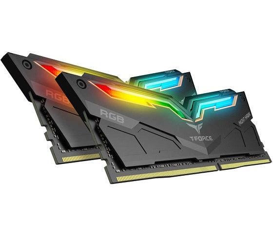 Team Group T-Force Night Hawk RGB - DDR4 - 32GB (2x16GB) - 3200MHz - ScreenOn